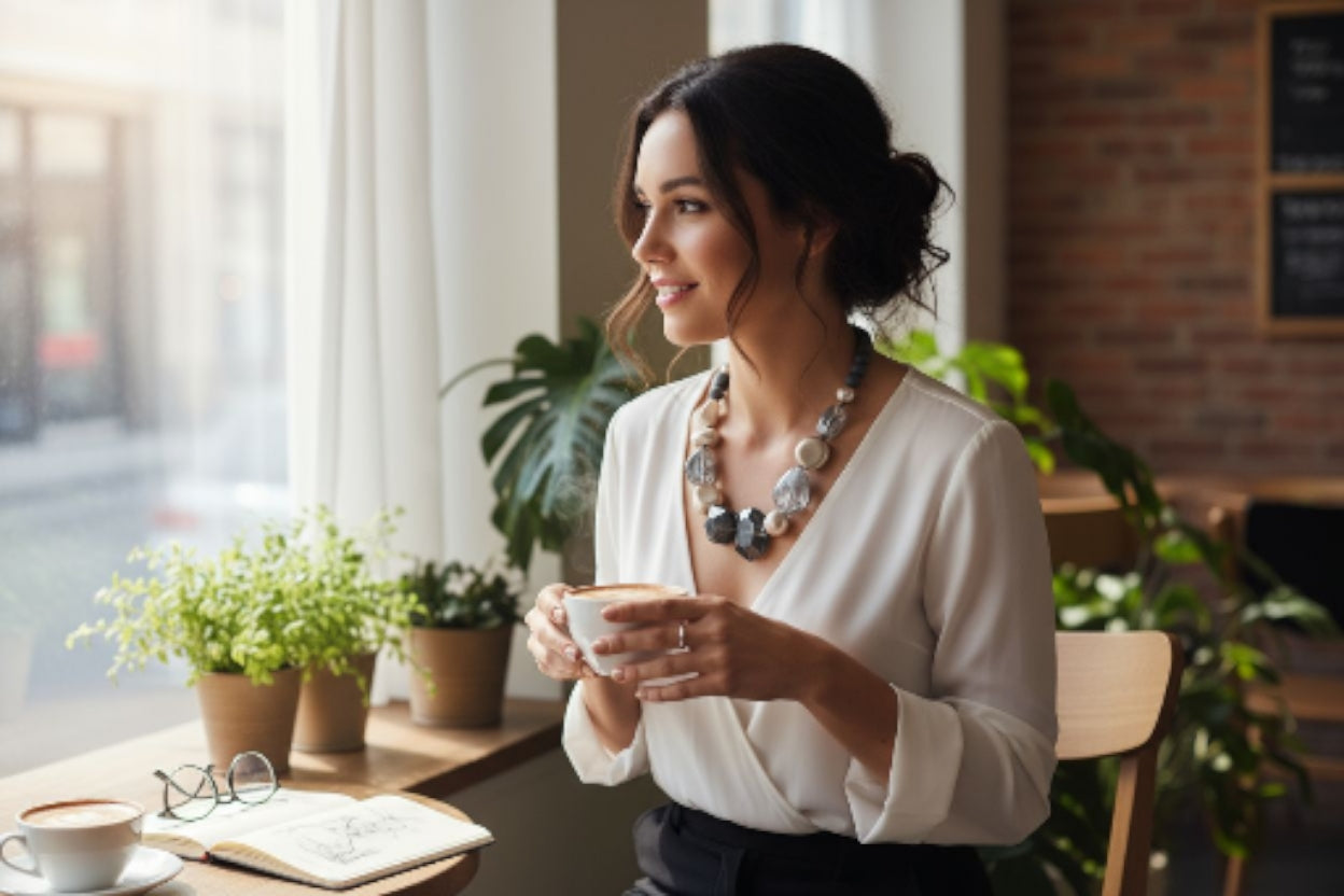 Collana Girocollo Pietre irregolari