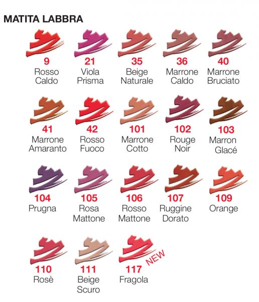 MATITA LABBRA SUPER PIGMENTATE CINECITTÀ MAKE-UP