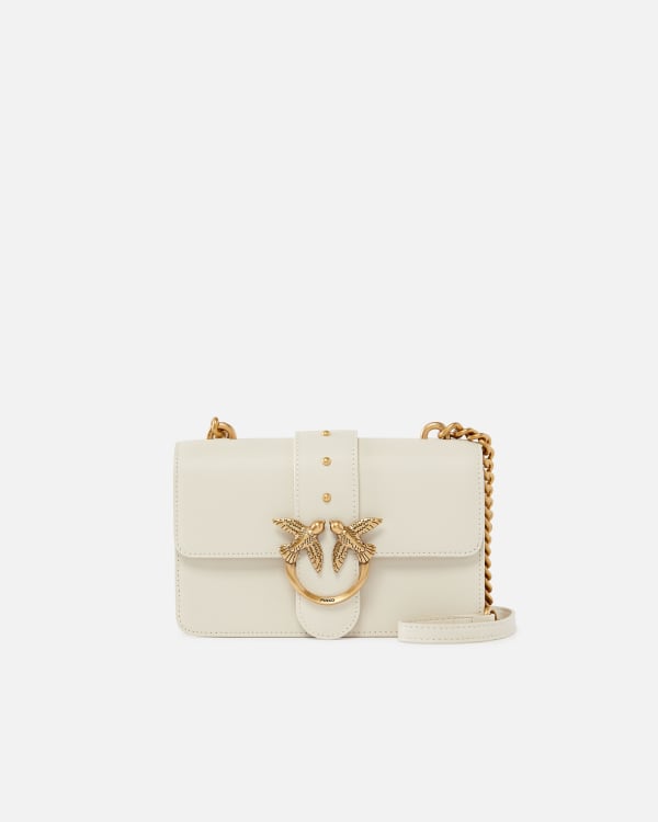 PINKO Borsa a tracolla piccola Love Bag in pelle