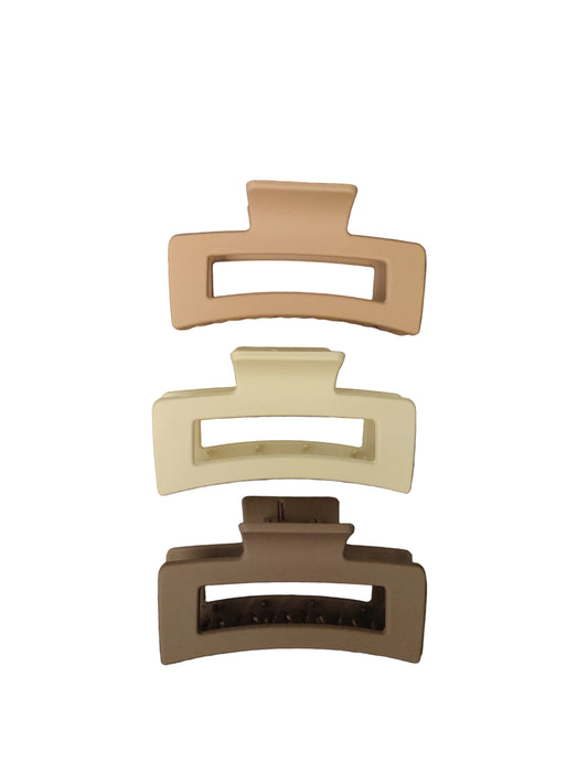 3 PINZE PER CAPELLI REGULAR