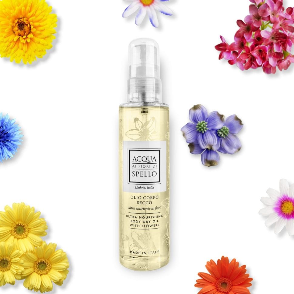 OLIO SECCO NUTRIENTE ACQUA AI FIORI DI SPELLO